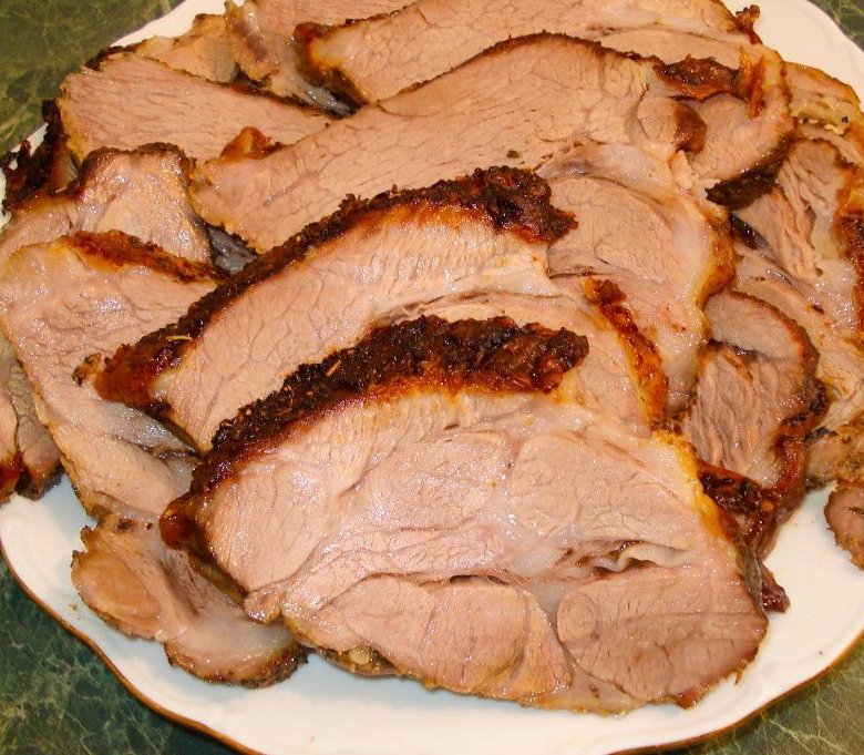 Сколько готовится мясо в духовке свинина