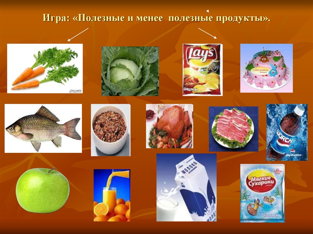 Презентация полезные продукты для дошкольников