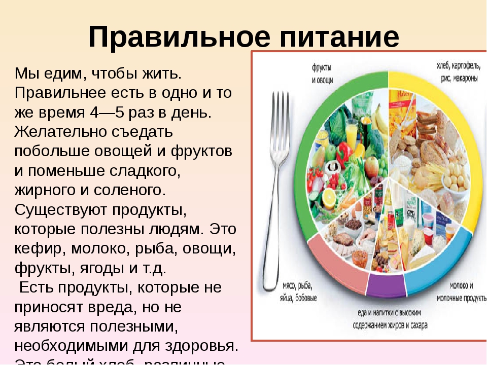 Проект на тему здоровое питание 6 класс