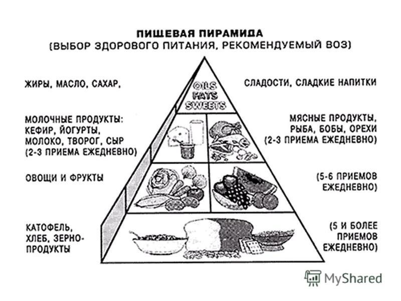 Пирамида правильного питания презентация