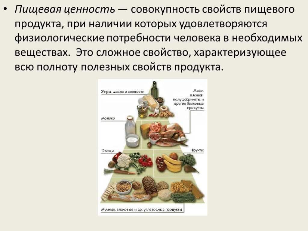 Пищевая ценность. Пищевая ценность продовольственного сырья и продукта. Пищевая ценность это кратко. Пищевая и биологическая ценность продуктов питания. Пищевая ценность и показатели ее свойств.