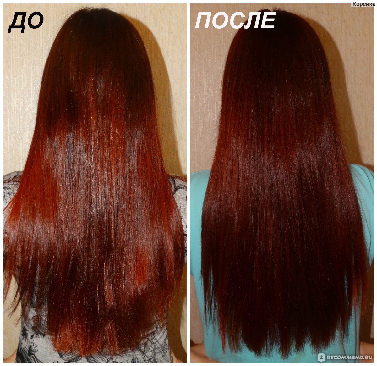 покраска волос хной фото до и после