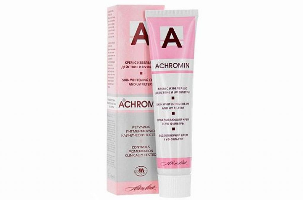 Ахромин крем отбеливающий купить. Achromin отбеливающий крем. Мазь ахромин от пигментных. Крем от пигментации на лице. Отбеливающие крема для лица от пигментных пятен.